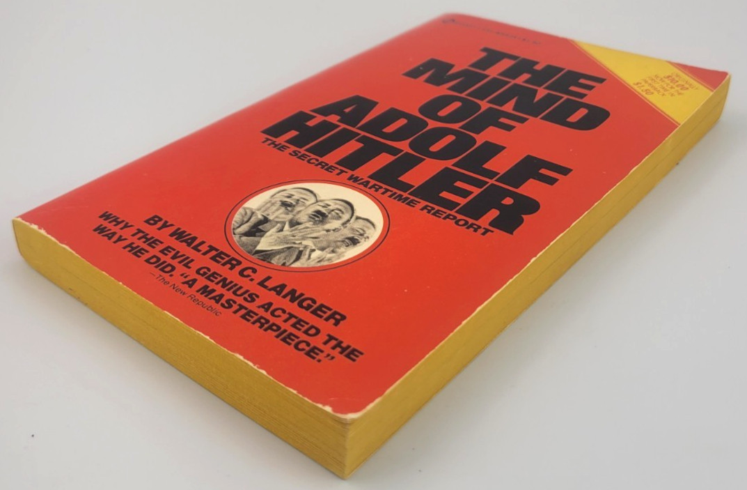 Mind of Adolf Hitler Walter Langer 1973 OSS Secret Report Signet Paperback Book