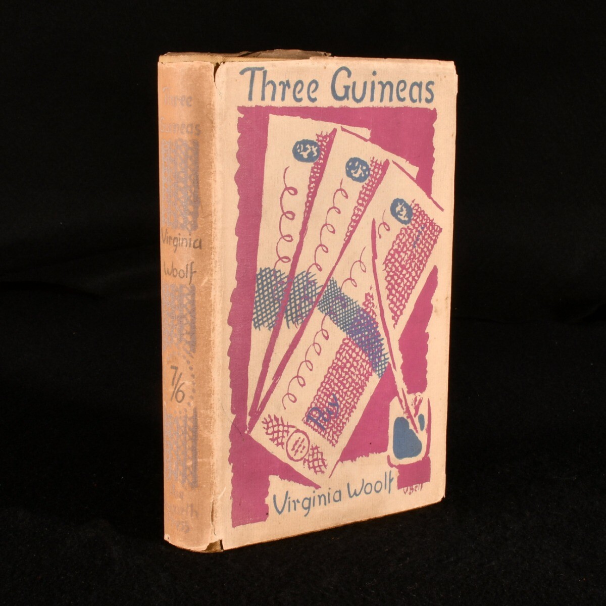 1938 Three Guineas Virginia Woolf First Edition Dust Wrapper Essay Illustrated