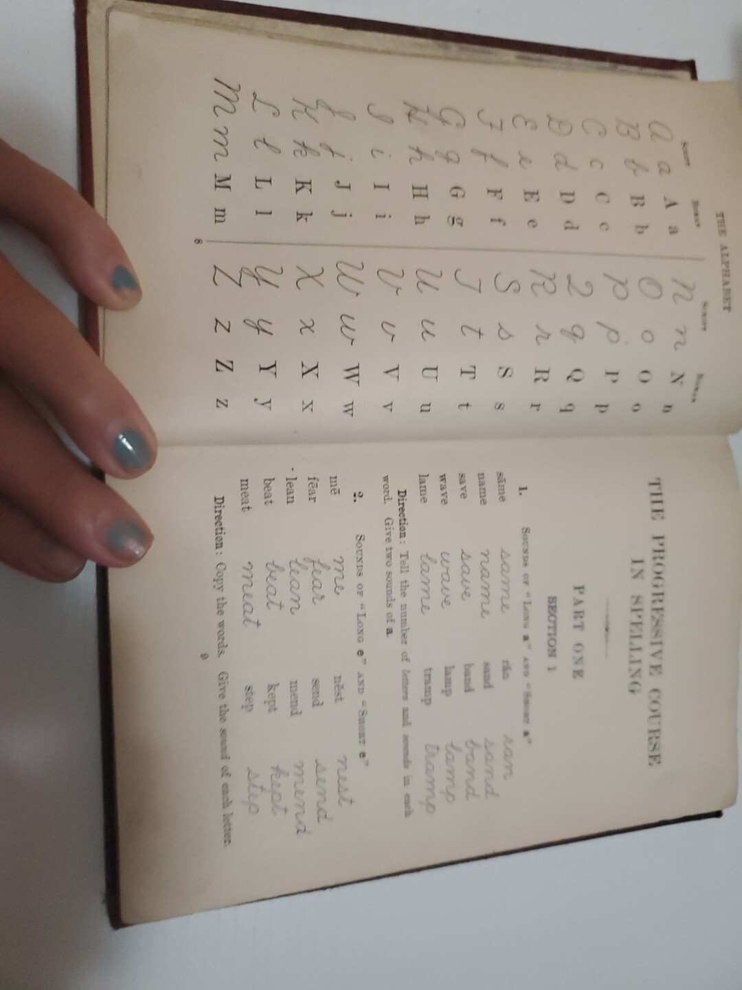 Progressive Course In Spelling Part Two Harcover 1910