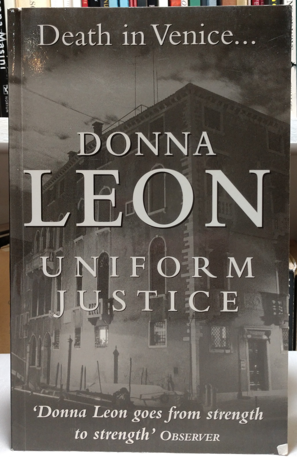 Donna Leon SIGNED – Uniform Justice – First Edition ARC Uncorrected Proof