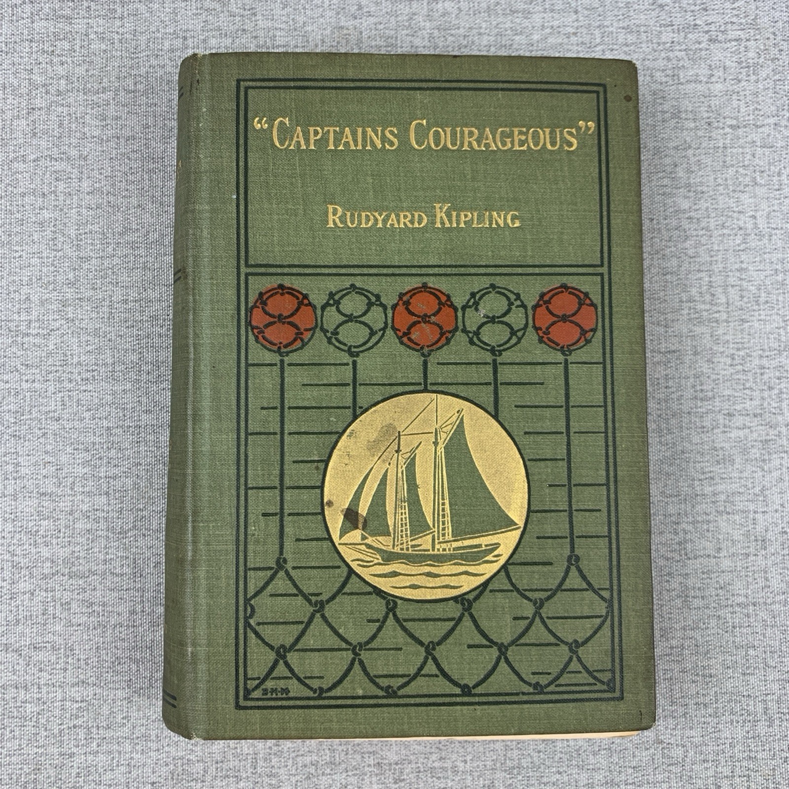 Captains Courageous by Rudyard Kipling 1897 First Edition Century Co