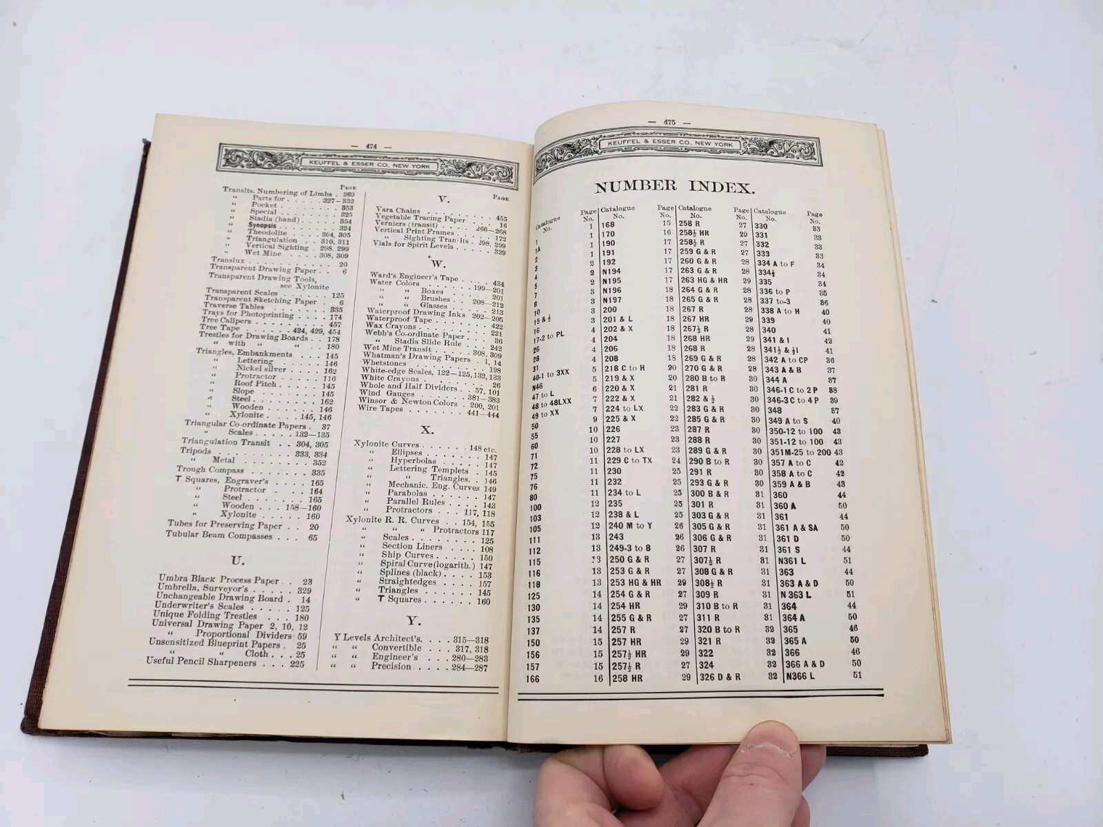 Antique Keuffel & Esser Co. Complete Catalogue Book 1921 Edition 36 Nice Example