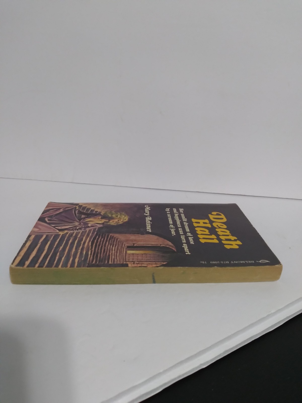 DEATH HALL By Mary Reisner Horror Belmont 1971 Vintage Paperback Book VTG *READ*