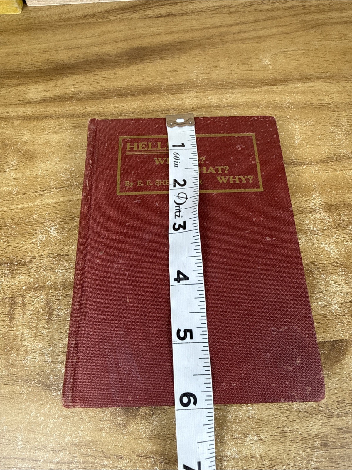 Rare EE Shelhamer Hell! Where? What? Why? 1929 Hardcover