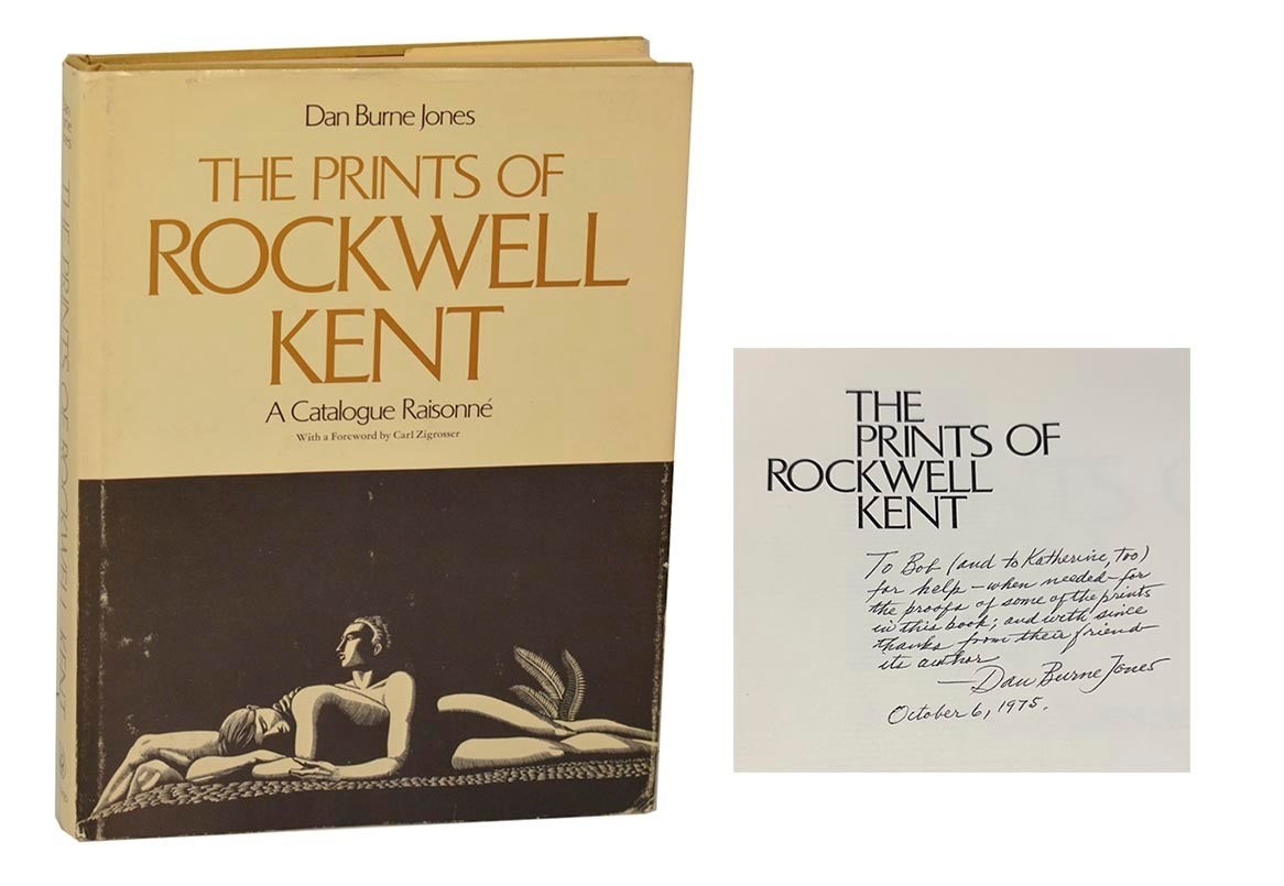 Dan Burne Jones / PRINTS OF ROCKWELL KENT CATALOGUE RAISONNE Signed #204878