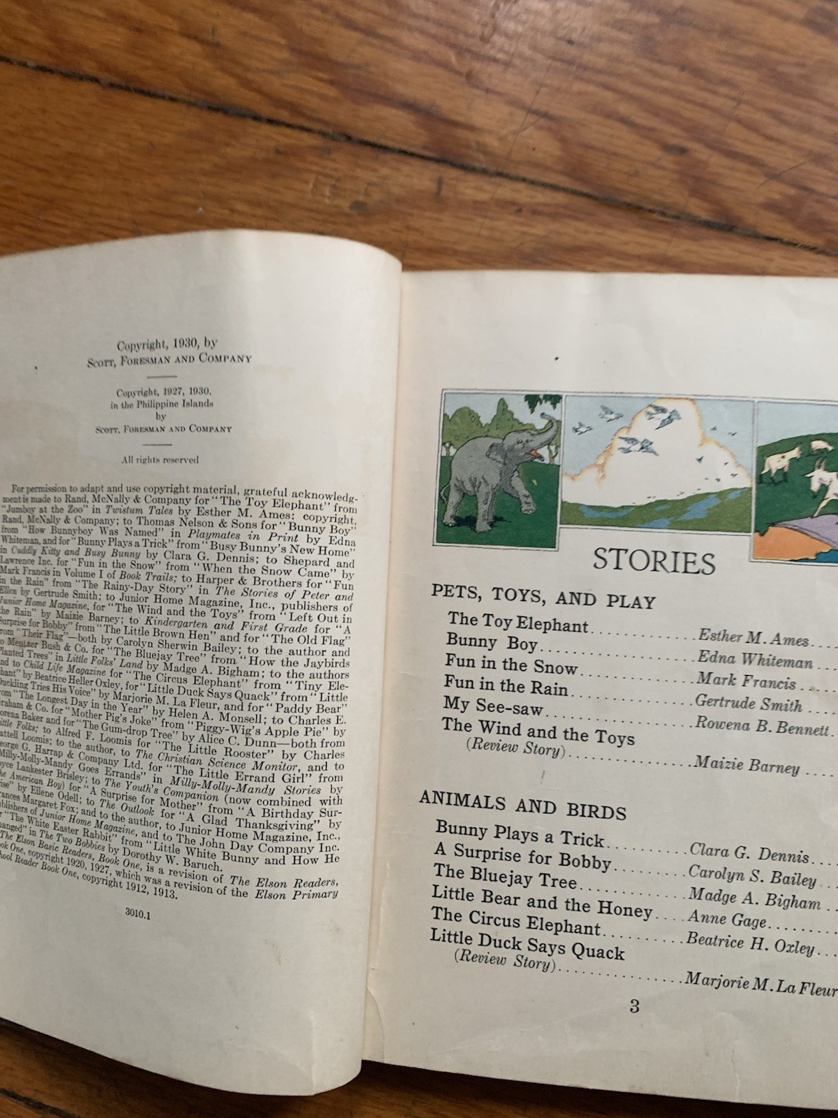 Elson Basic Readers Book One By William Elson & William Gray HC 1930