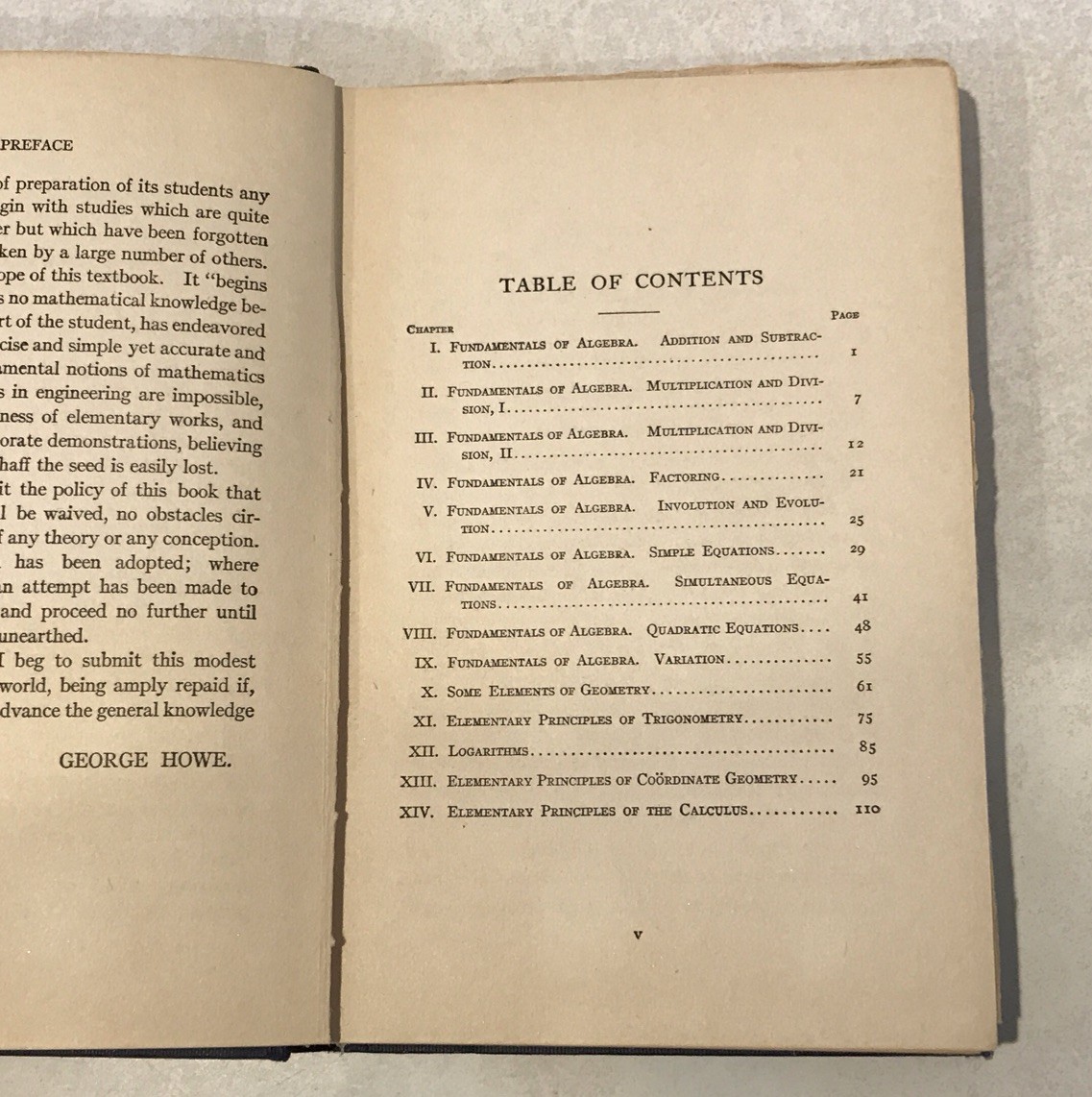 Mathematics for the Practical Man by George Howe 1931 HC ALGEBRA, GEOMETRY, TRIG
