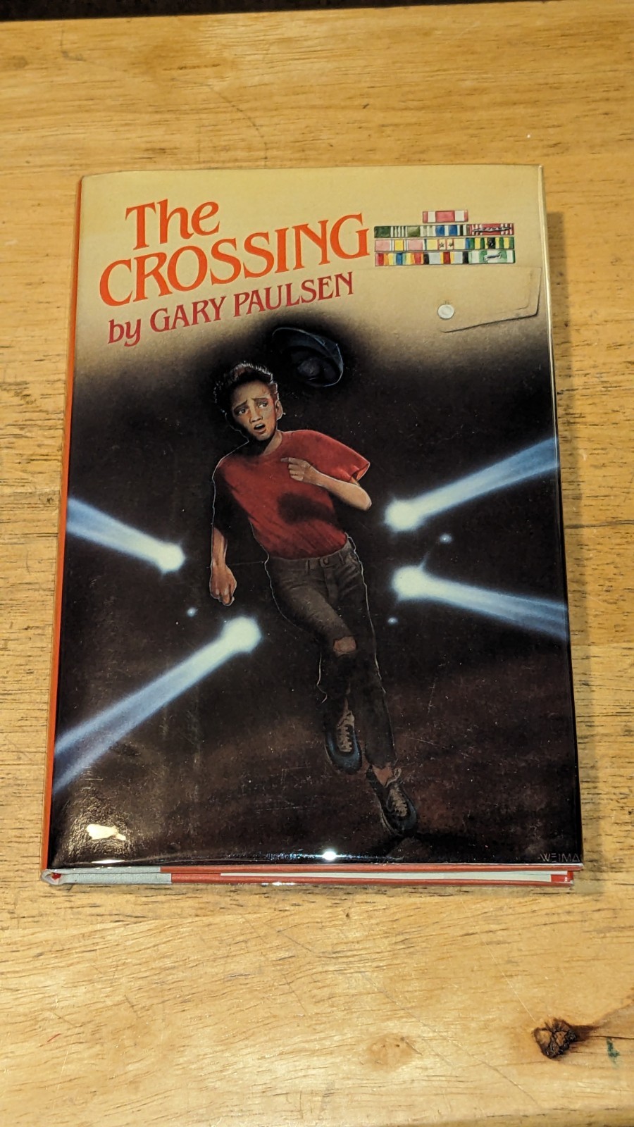 VTG The Crossing, by Gary Paulsen Hardcover with DJ 1st Ed / 1st Print 1987