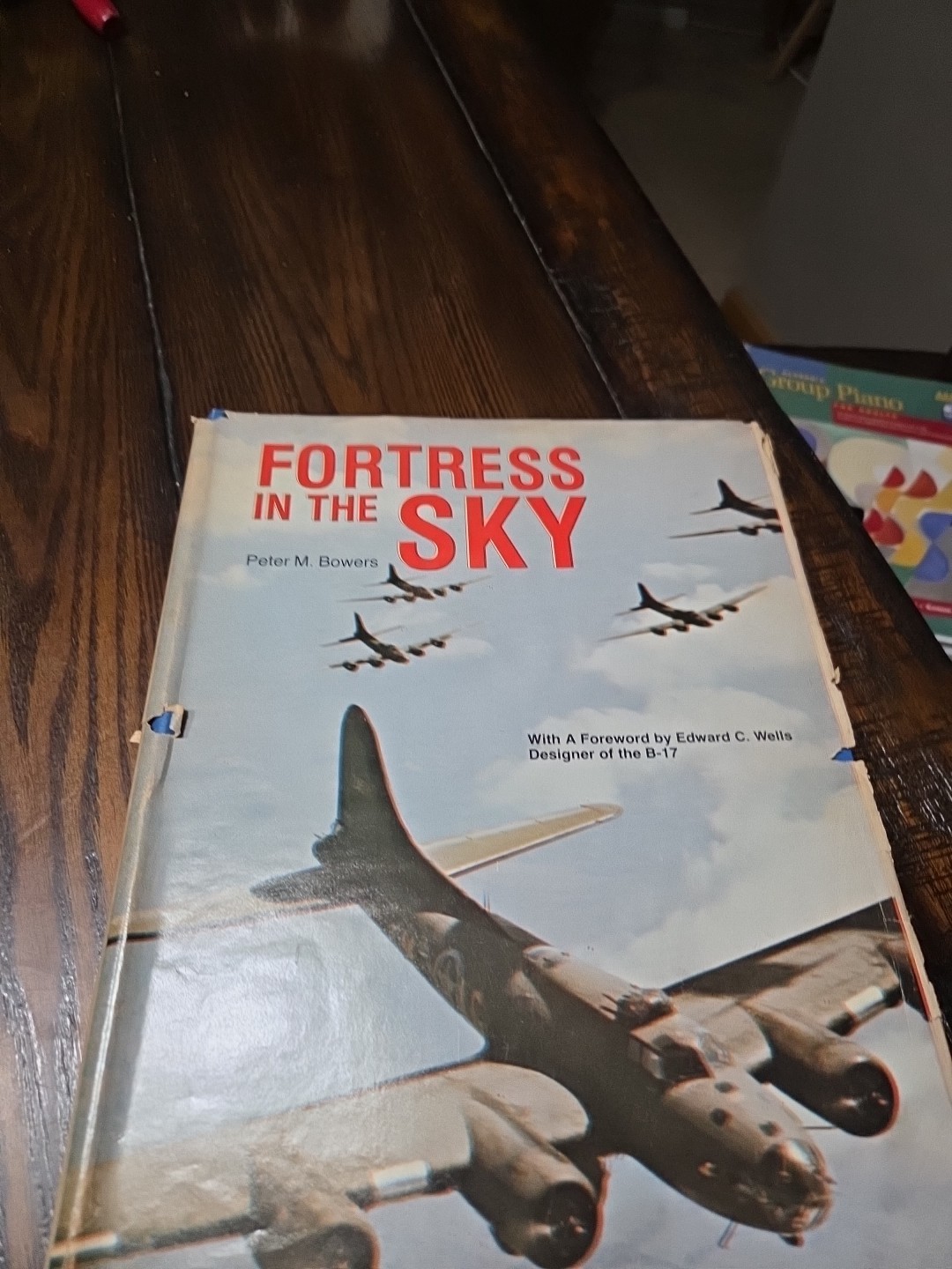 Fortress in the Sky BOEING B-17 Military Aviation BOWERS 1976 1st Ed Rare