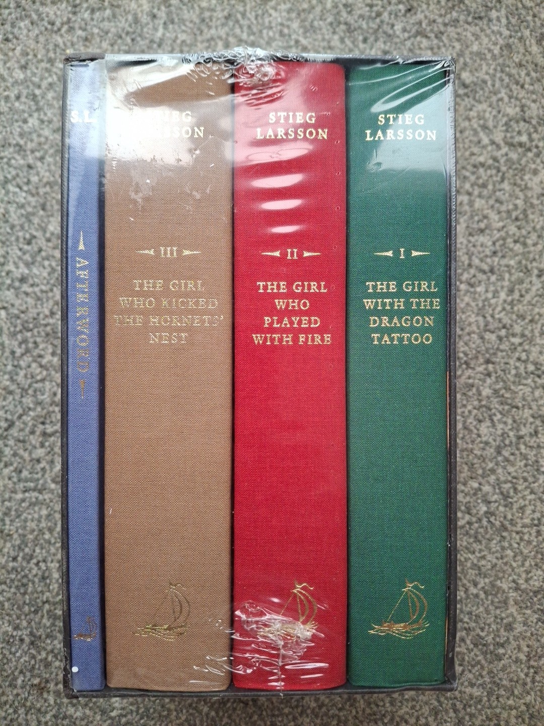 Stieg Larsson Millenium Trilogy Limited Edition Slipcase Clothbound Sealed