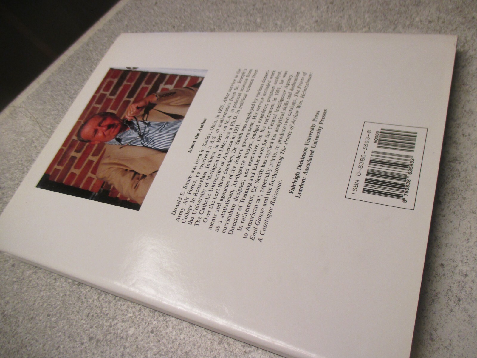 THE PRINTS OF EMIL GANSO, Donald E. Smith – 1997 bio B&W some color scarce DJ