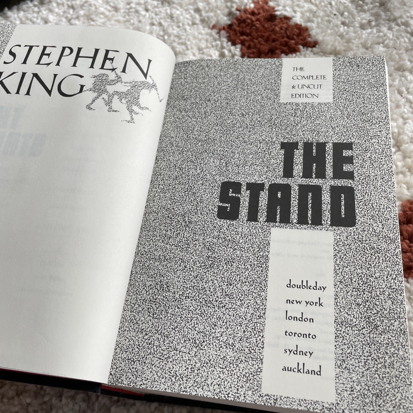 The Stand Stephen King Complete & Uncut 1978 Vtg Horror First Edition HARDCOVER