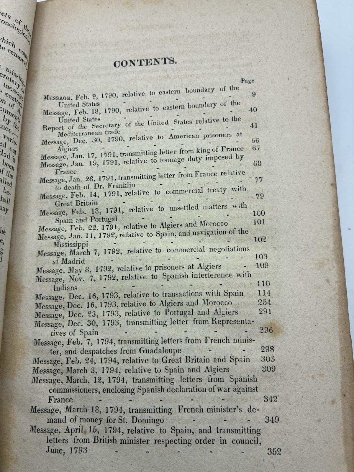 1817 State Papers of Publick Document of The United States Volume 10 2nd Edit