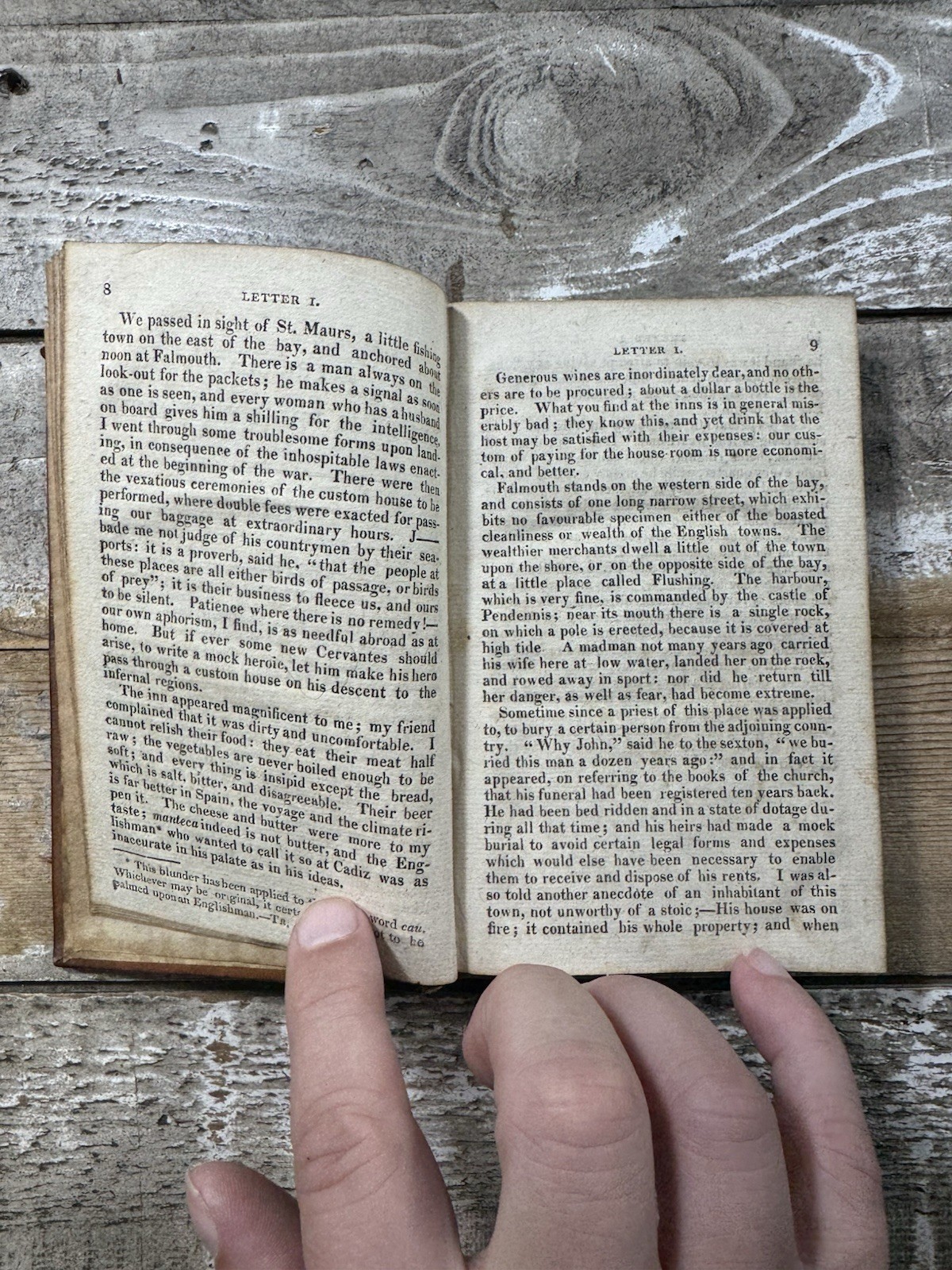 1818 Antique Letter Collection “Letters from England” 2 Volumes, Southey