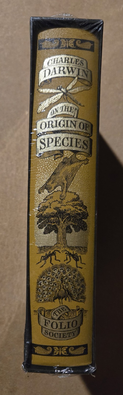 Charles Darwin-Origin Of The Species Folio Society NEW SEALED Hardcover Slipcase