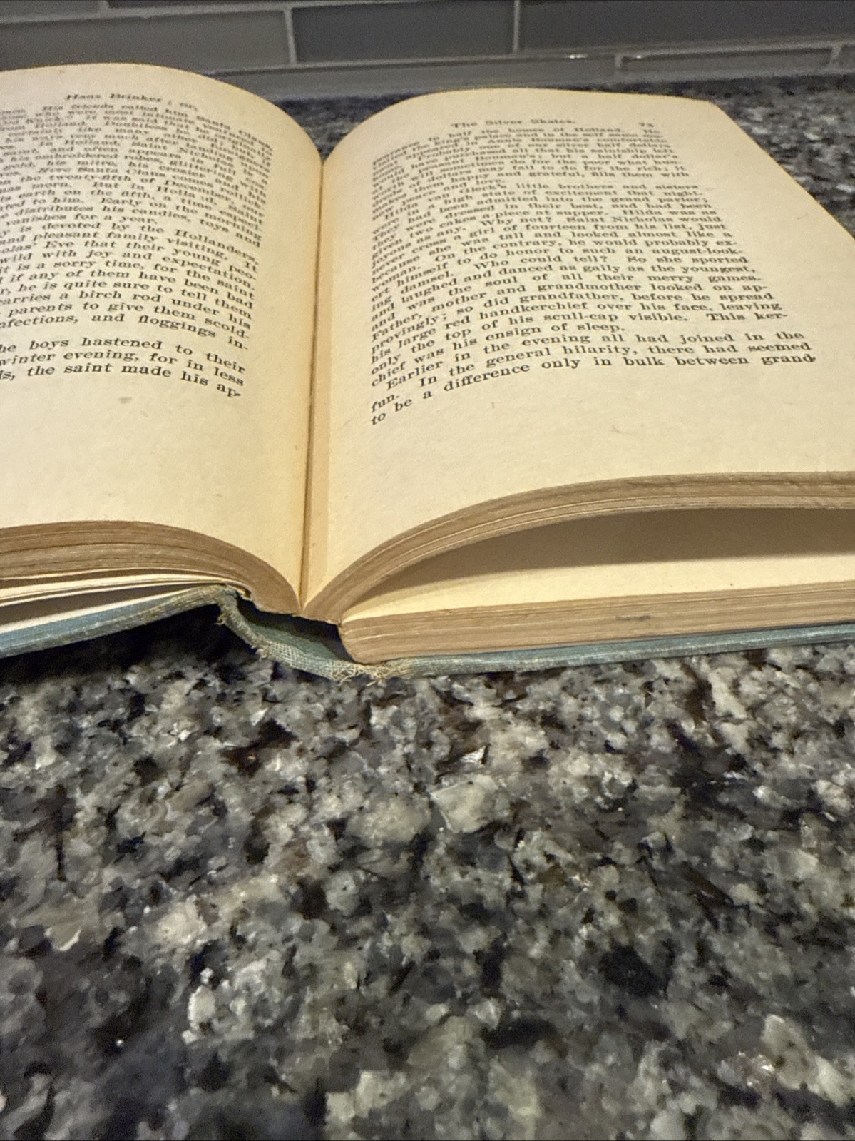 1919 Hans Brinker Silver Skates Mary Mapes Dodge Donohue HC VTG Classic Book
