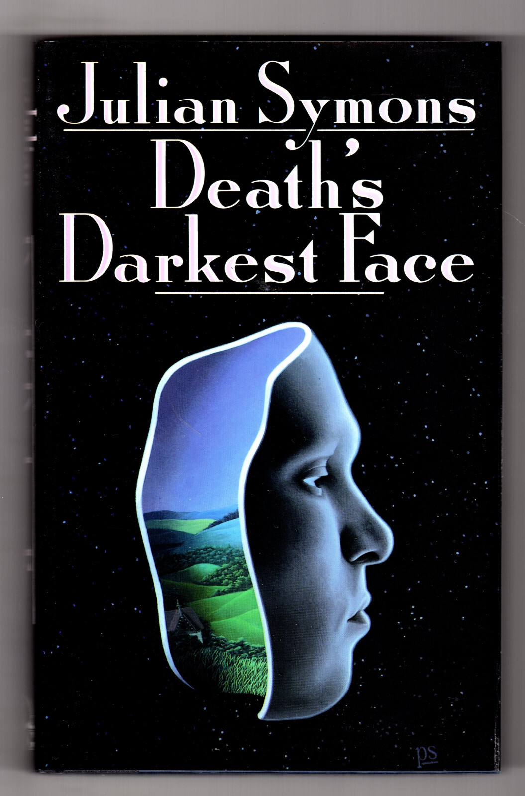 Julian Symons DEATH’S DARKEST FACE First Edition Mystery Hardcover DJ 1930s Poet