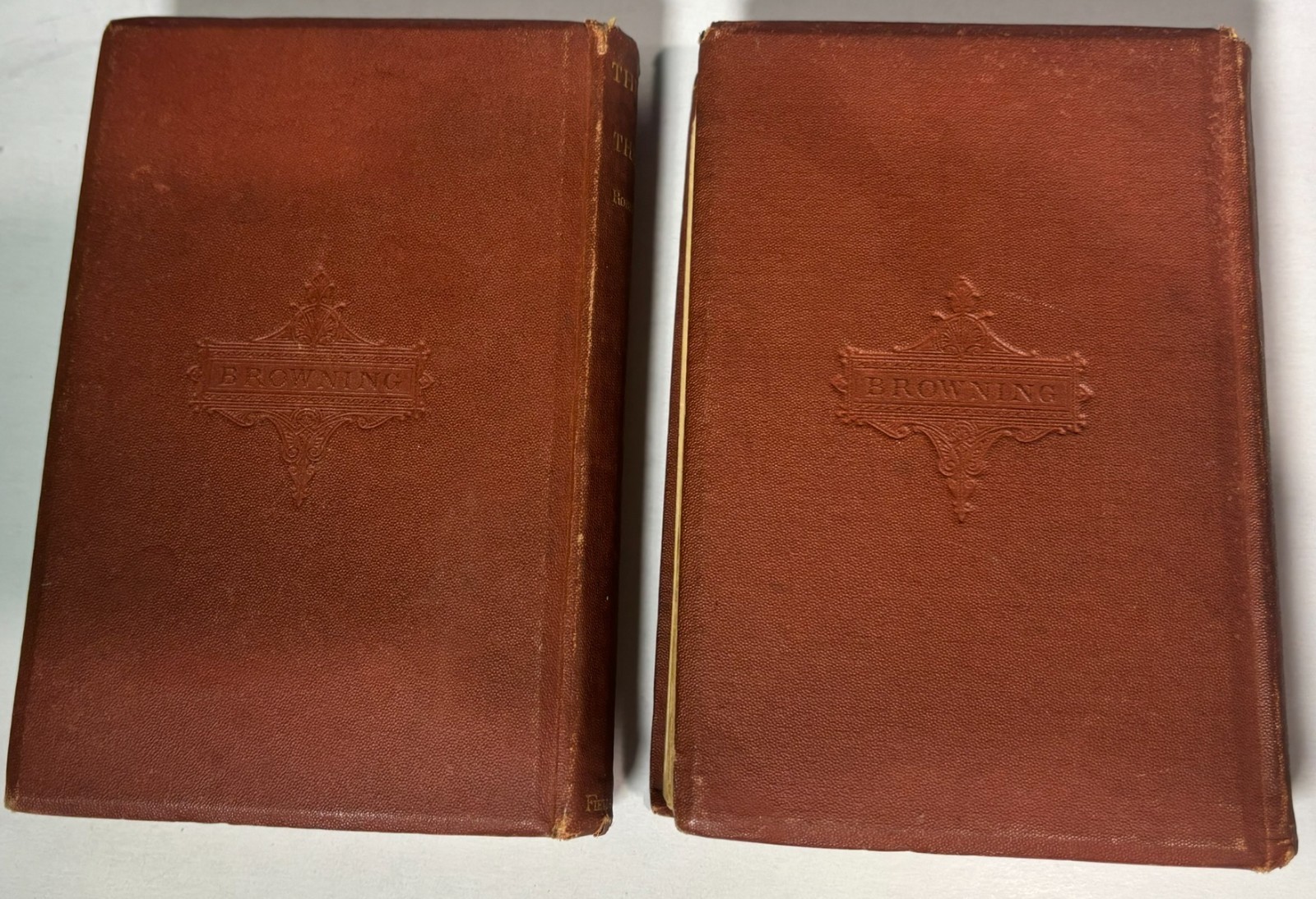 Robert Browning The Ring and the Book 2 Vol Set 1869 Fields Osgood HC Antique
