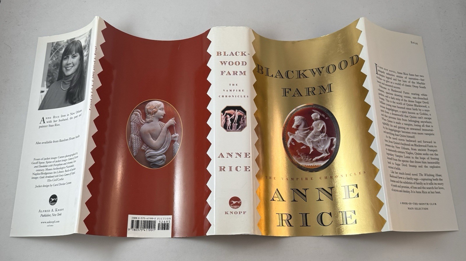 Blackwood Farm-Anne Rice-SIGNED-TRUE 1st Edition/1st Printing-1st State DJ-RARE!