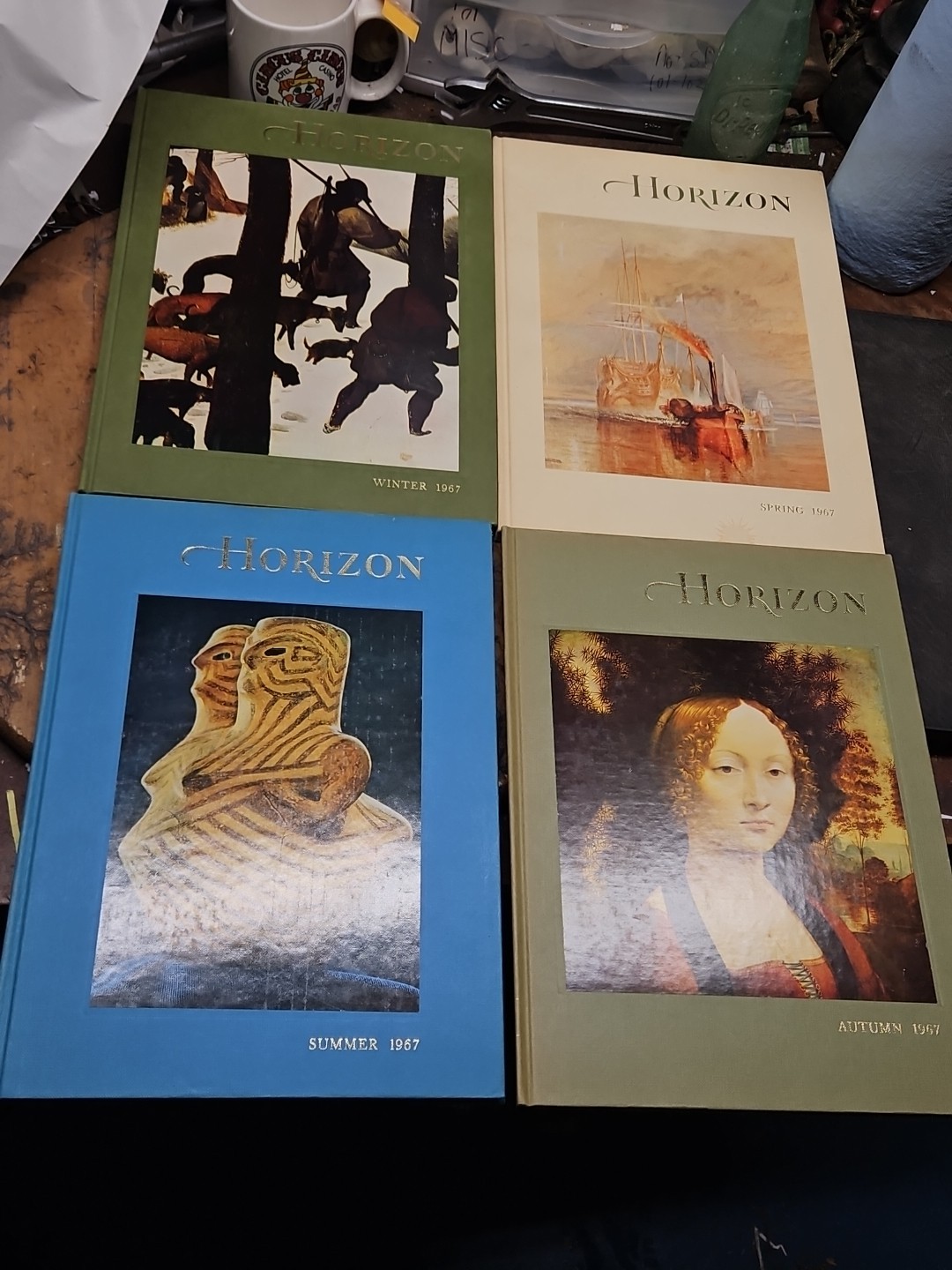 Horizon – A Magazine of the Arts Vol 9 Number 1-4 1967 Lot Of 4 Vintage Books