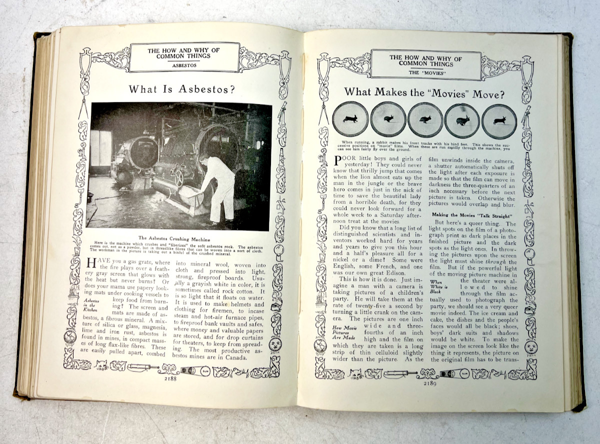 1926 Pictured Knowledge: The New Method of Visual Instruction Volume 6 Book