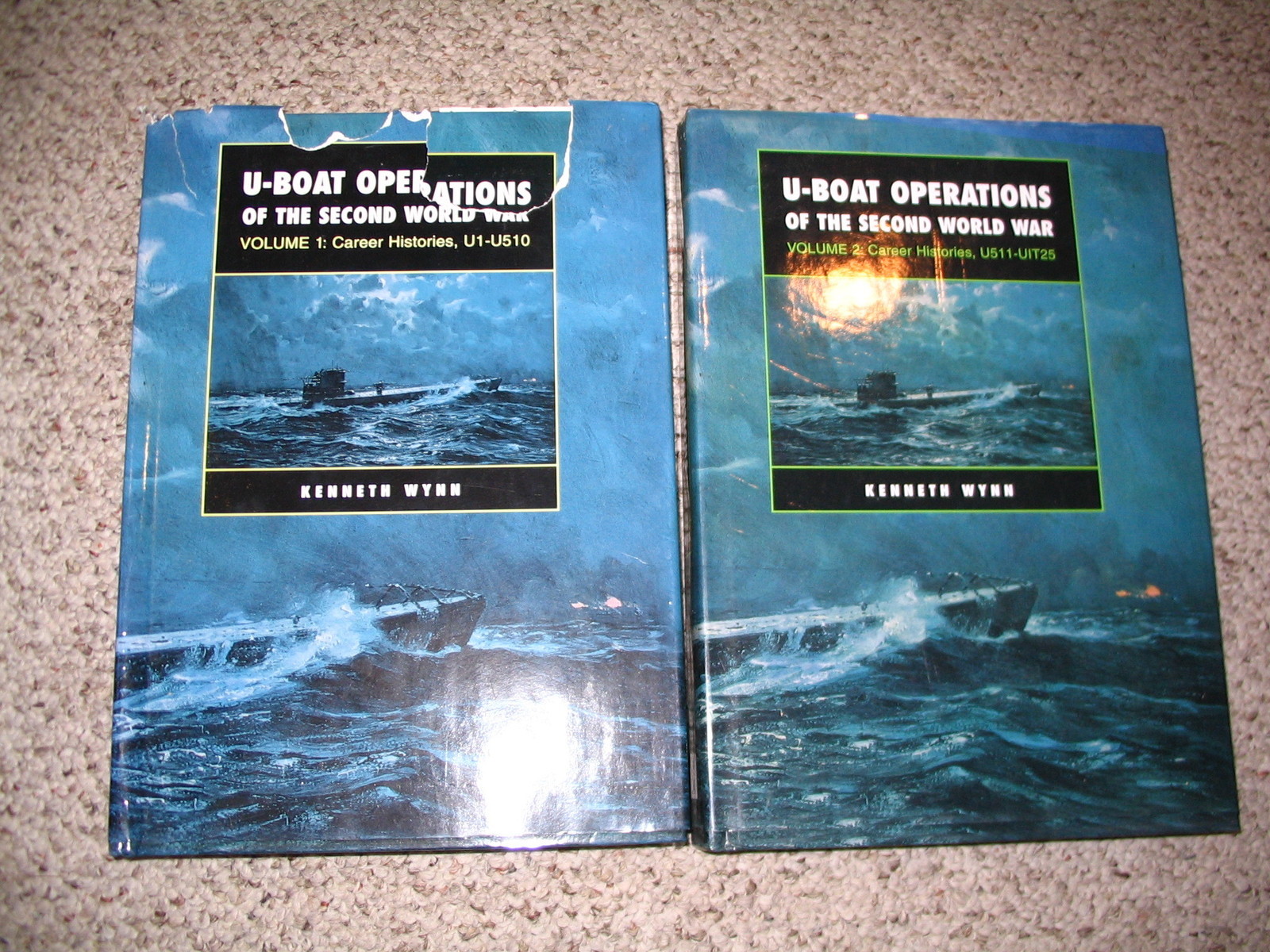 U-BOAT OPERATIONS WORLD WAR TWO VINTAGE BOOK MAPS GERMANY NAZIS NAVY SUBMARINE