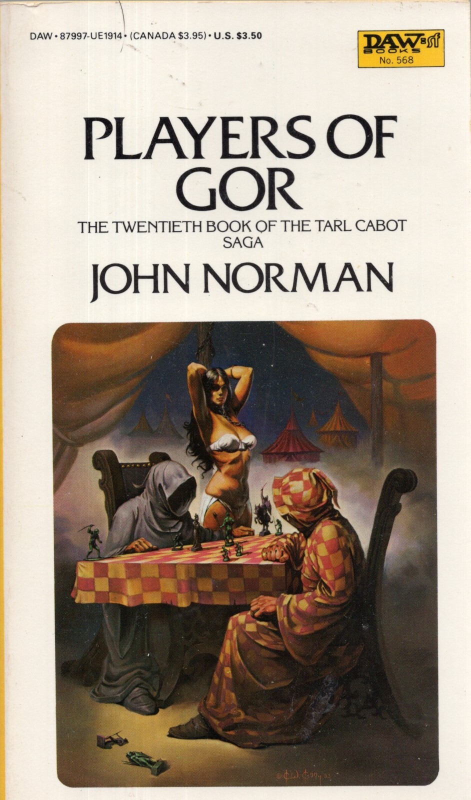 Players of Gor by John Norman Vintage Science Fiction Daw Paperback New Mint