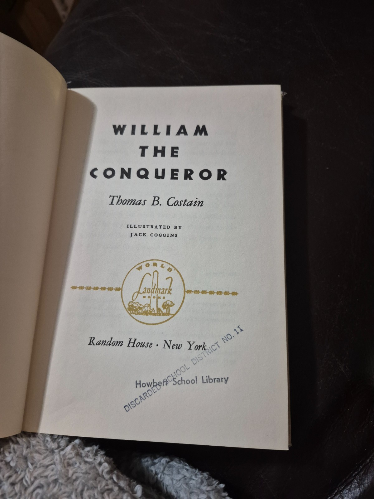 1959 – William the Conqueror, World History, 1st Printing
