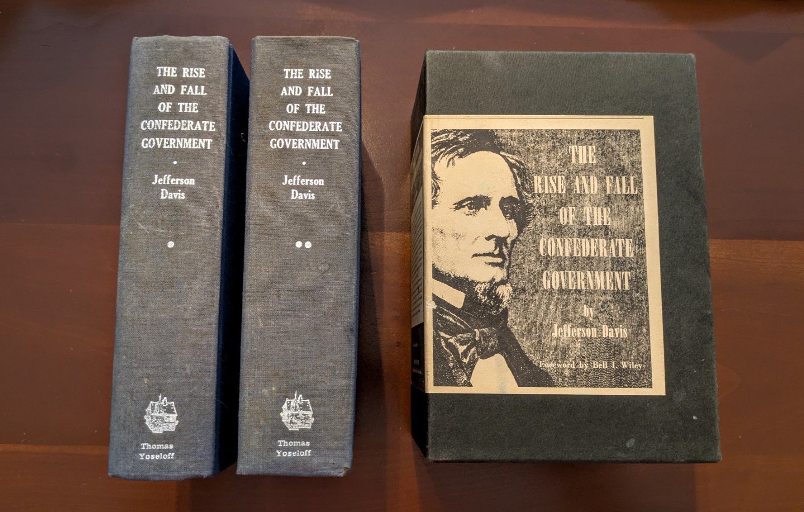 The Rise and Fall of the Confederate Government / Jefferson Davis 1958 2-Vol Set