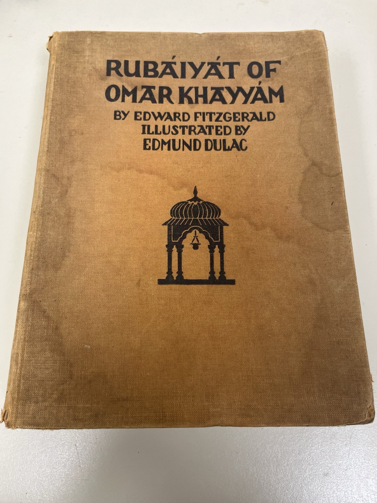 Rubaiyat of Omar Khayyam Edward Fitzgerald Illustrated Edmund Dulac 1930 HC 