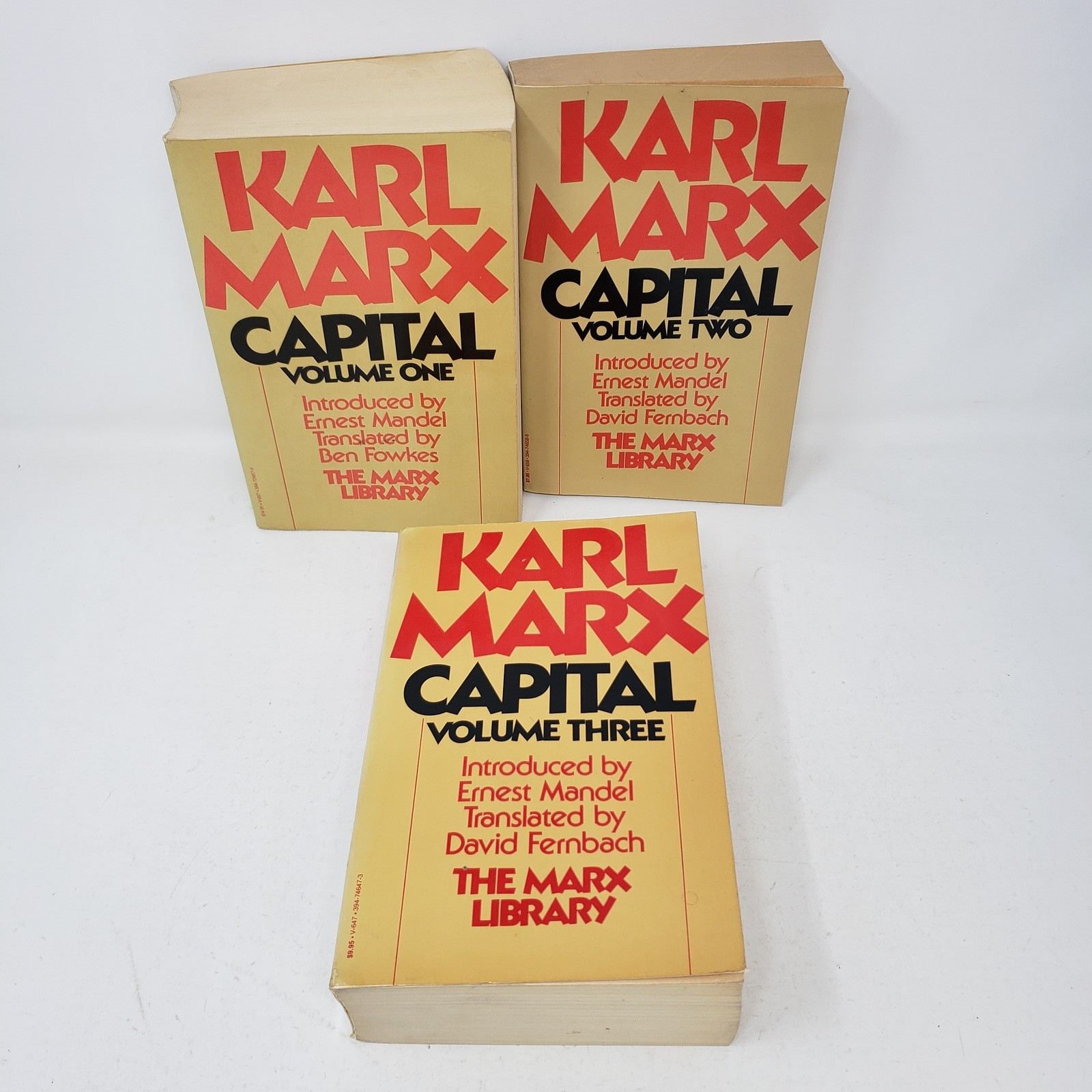 Karl Marx Capital Volumes 1 2 3 Complete Set Vintage Books Paperback Political