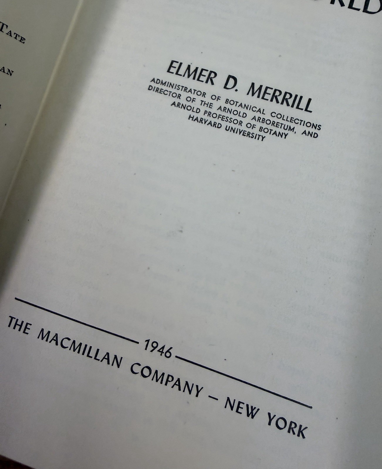Plant Life of the Pacific World Merrill 1947 MacMillan 1981 Tuttle HC DJ books