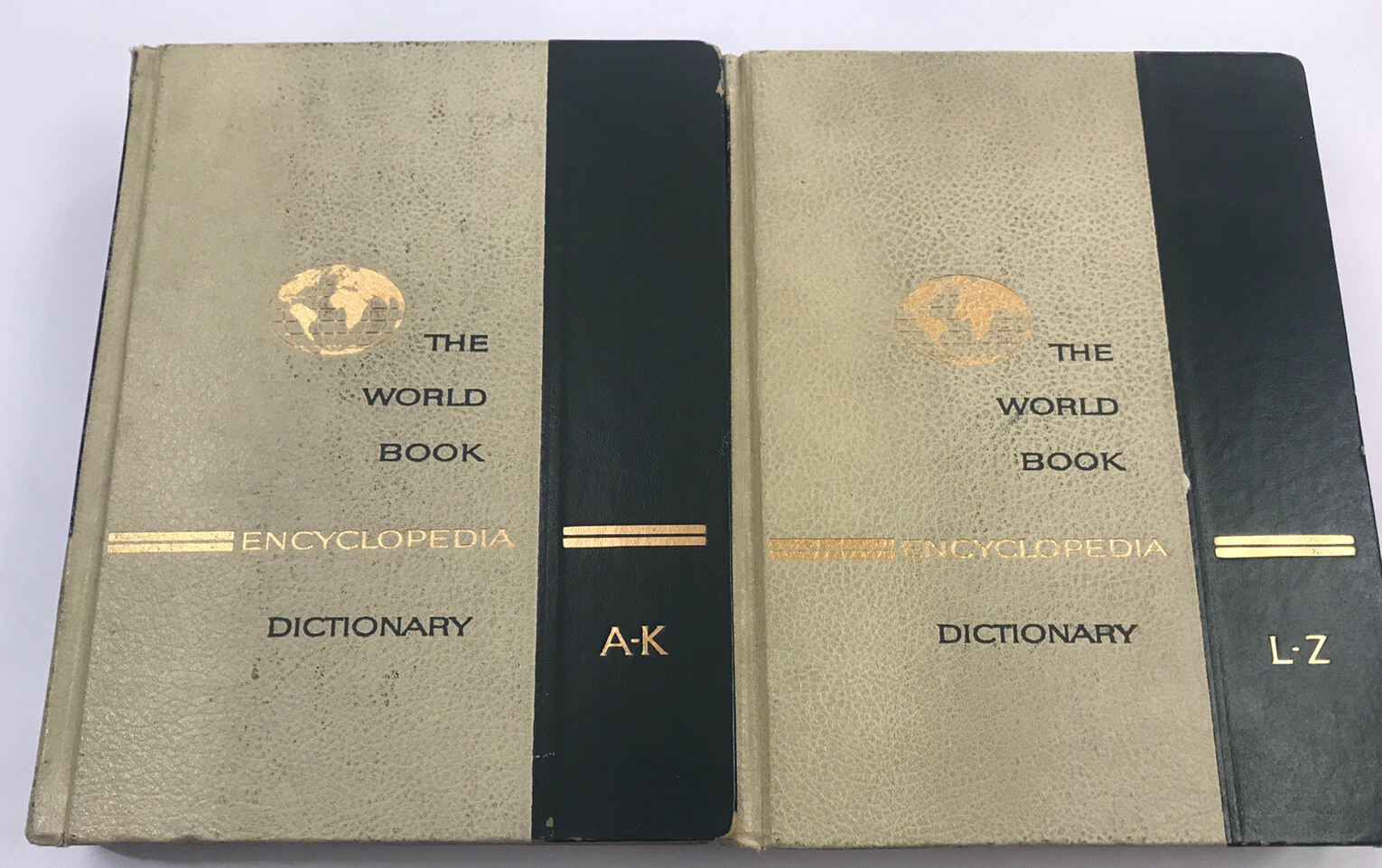 1964 Edition~THE WORLD BOOK ENCYCLOPEDIA DICTIONARY A-K & L-Z Thorndike Barnhart