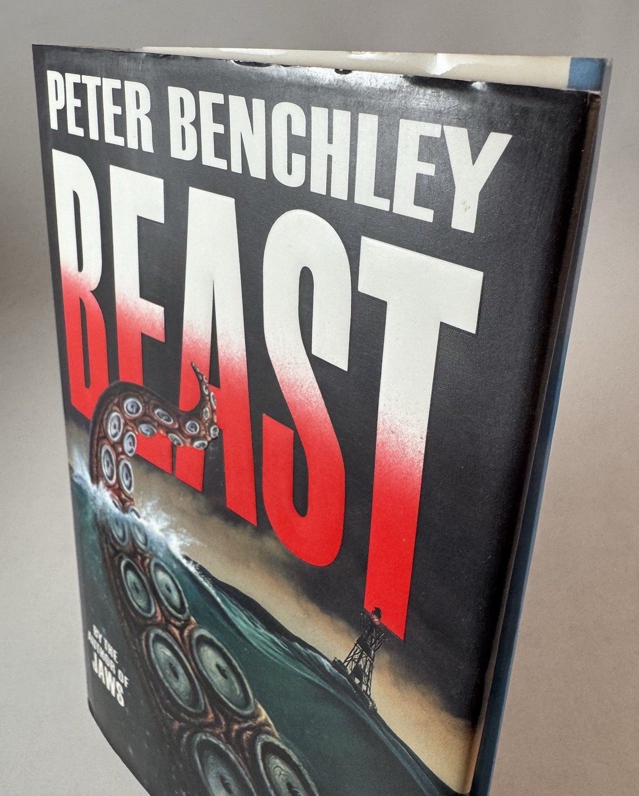 Beast-Peter Benchley-SIGNED-TRUE First Edition/1st Printing w/ Org DJ-JAWS-RARE!