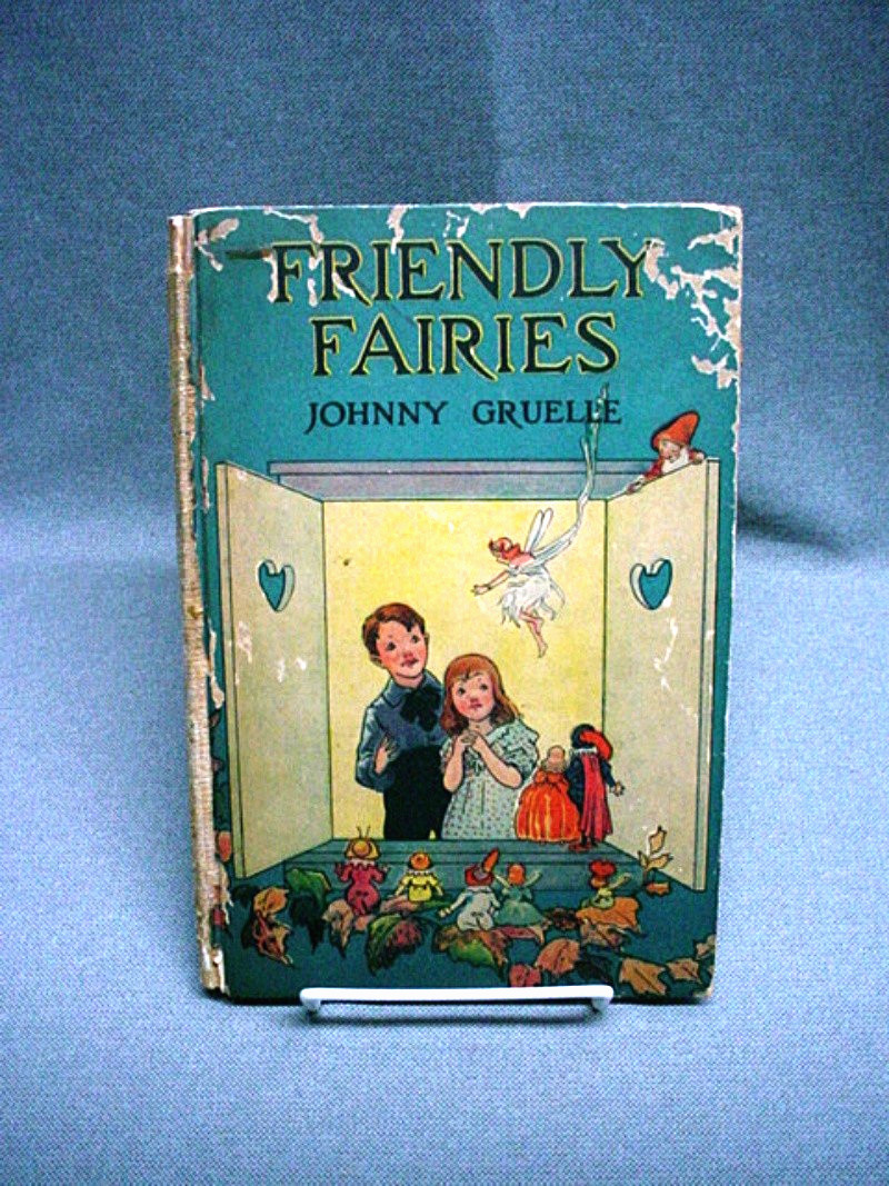 Antique 1919 Friendly Fairies by Johnny Gruelle Children’s Hardback Book