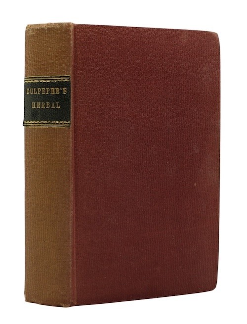 1809 ENGLISH PHYSICIAN Medicine CULPEPER’S HERBAL ‚ENLARGED‘ Home Remedies