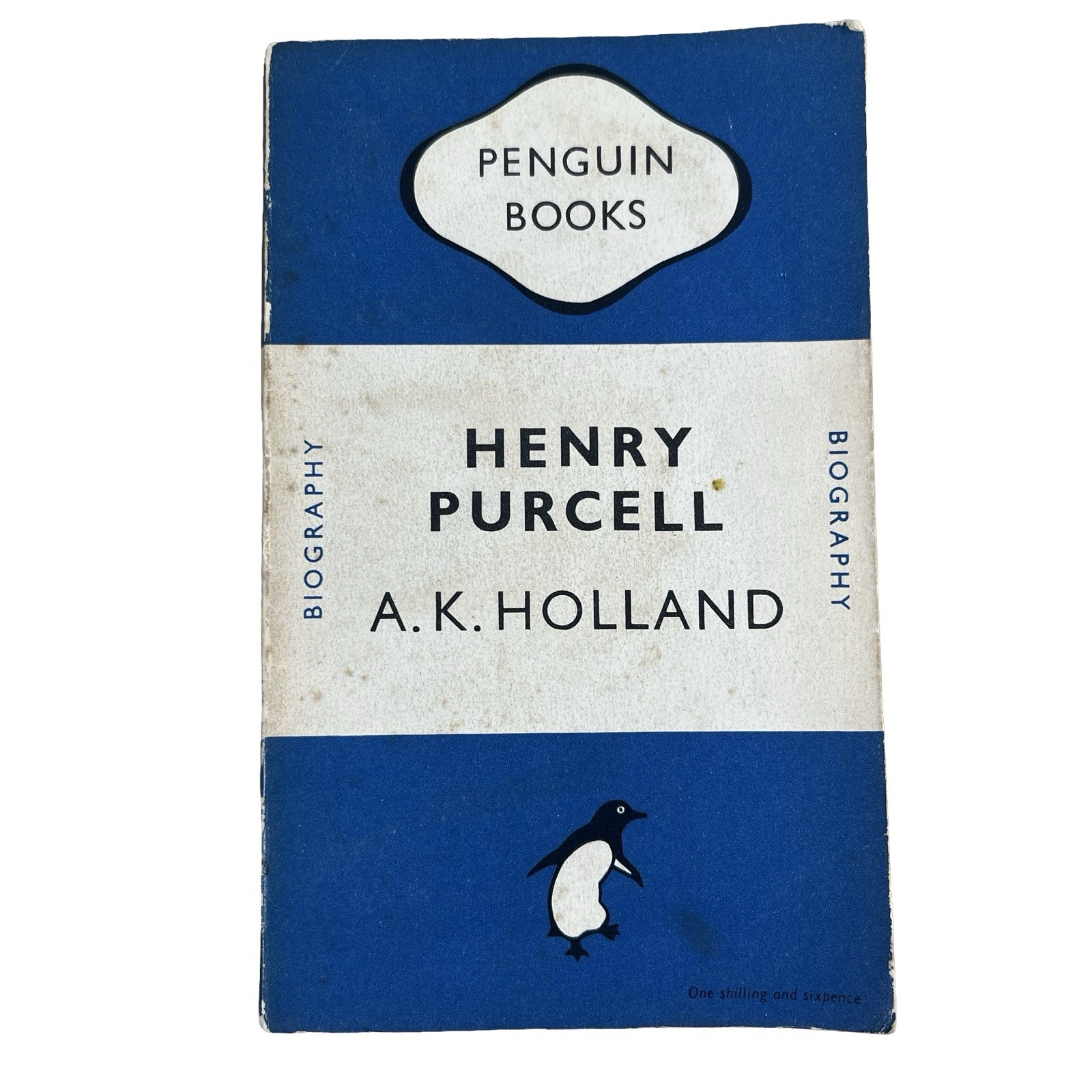 Henry Purcell Biography Penguin Books 1948 First Edition Paperback A K Holland