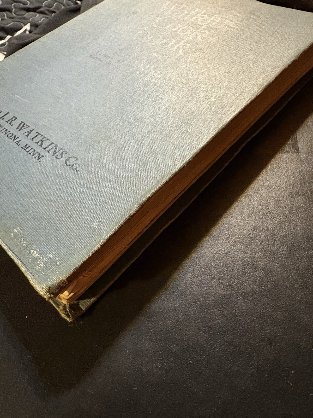 Watkins Cook Book by J.R. Watkins Co. Vintage 1945 USA distressed recipes rare