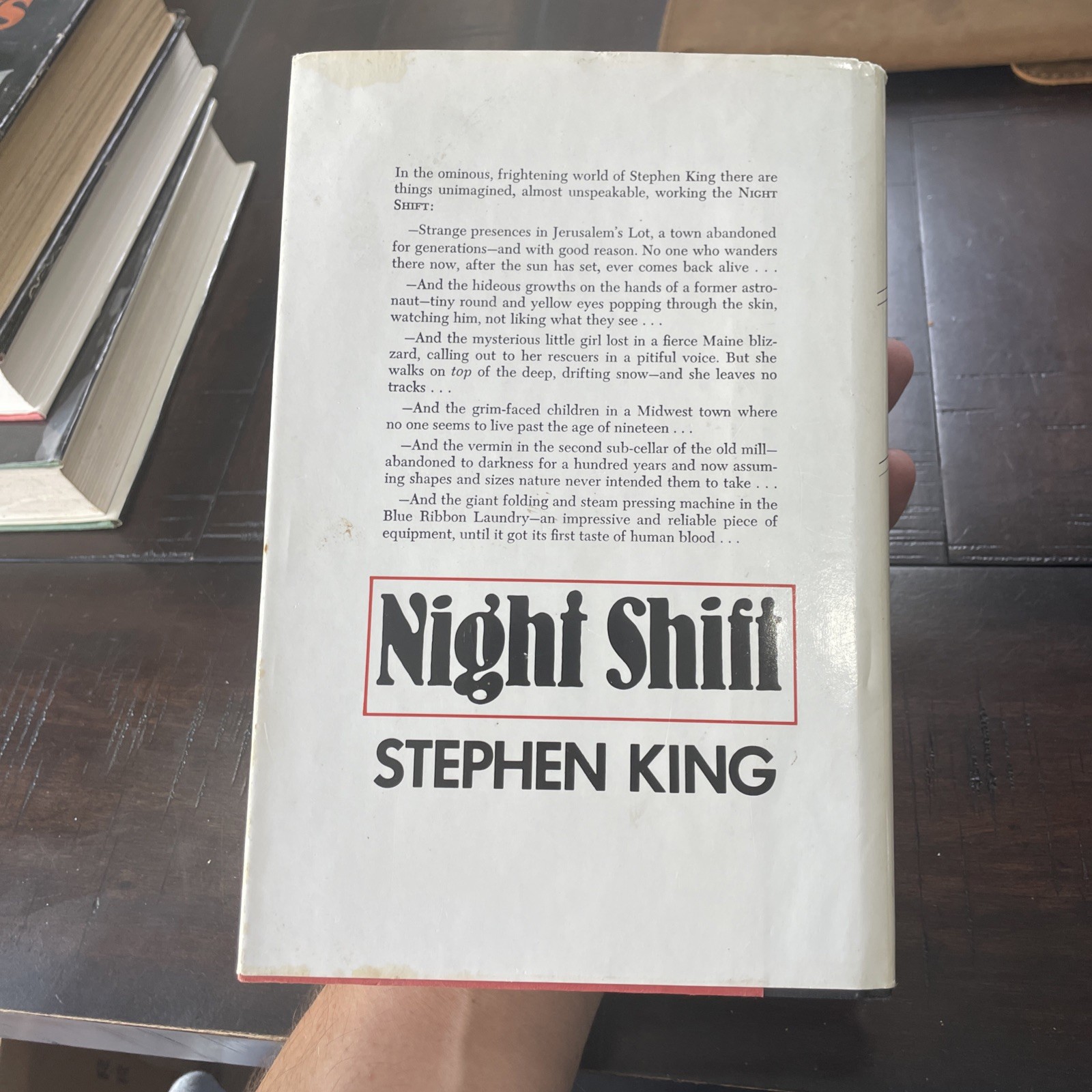 Stephen King Night Shift HC DJ Doubleday 1978 Horror Stories