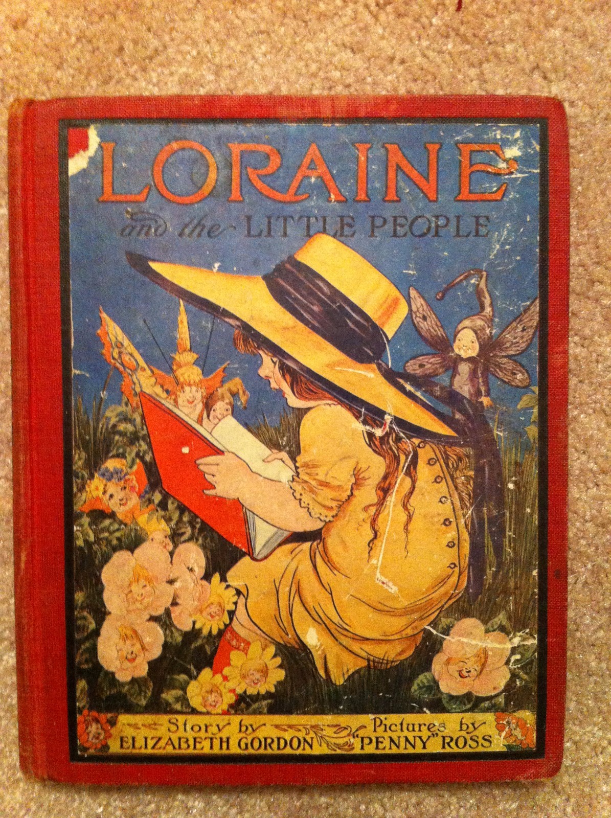 Loraine And The Little People,1915, Elizabeth Gordon, Rare, Illustrated 1st Edit