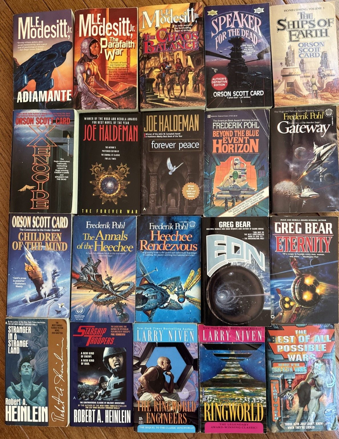 Vintage Sci-Fi Paperback Book Mixed Lot of 20 – Multiple authors