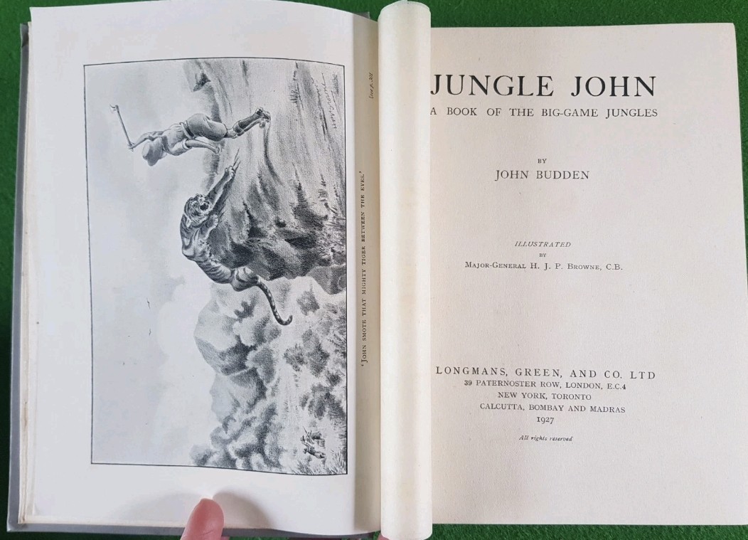 Jungle John – John Budden – First Edition 1927 – Illustrated Adventure