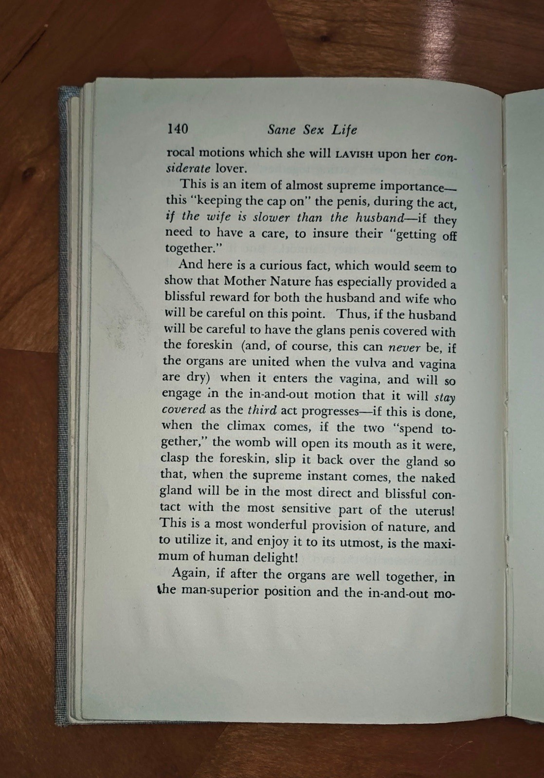 Sane Sex Life & Sane Sex Living H.W. Long 1937 Eugenics Publishing Antique Book
