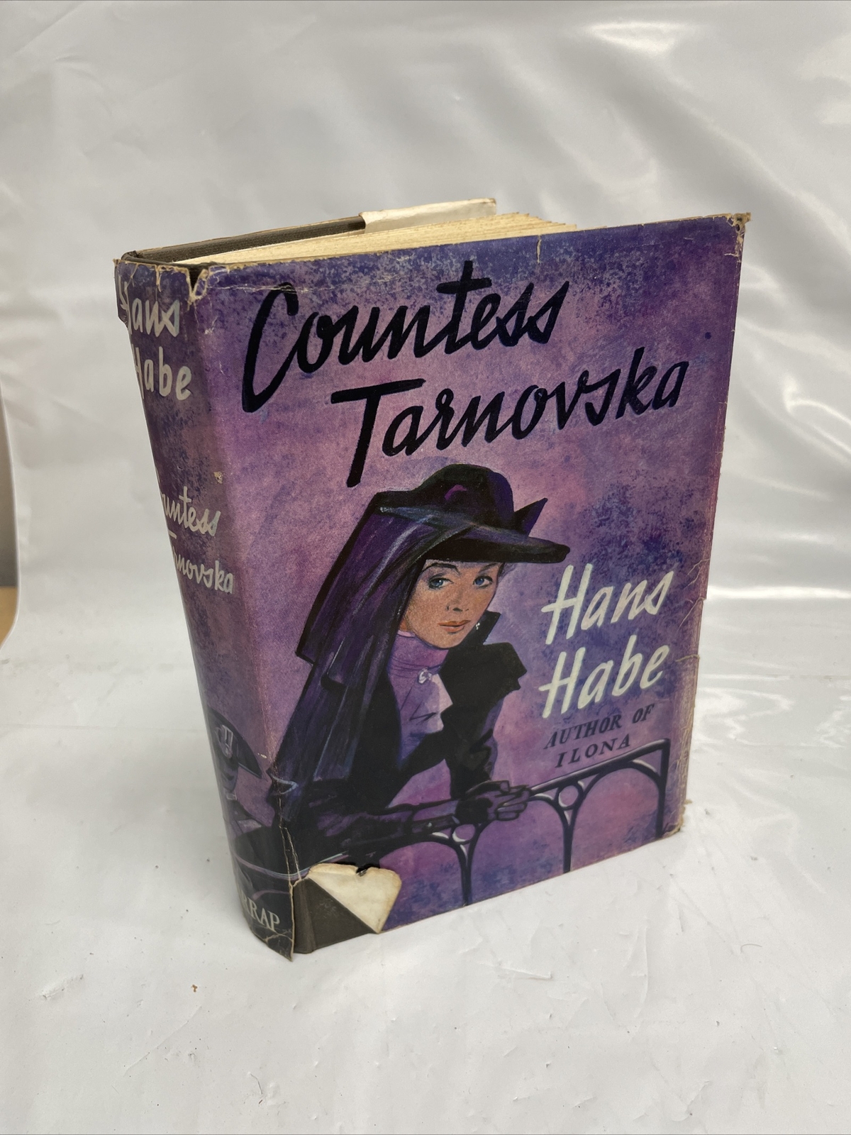 ORIGINAL VINTAGE BOOK Novel Read Hard Cover Countess Tarnovska Hans Habe
