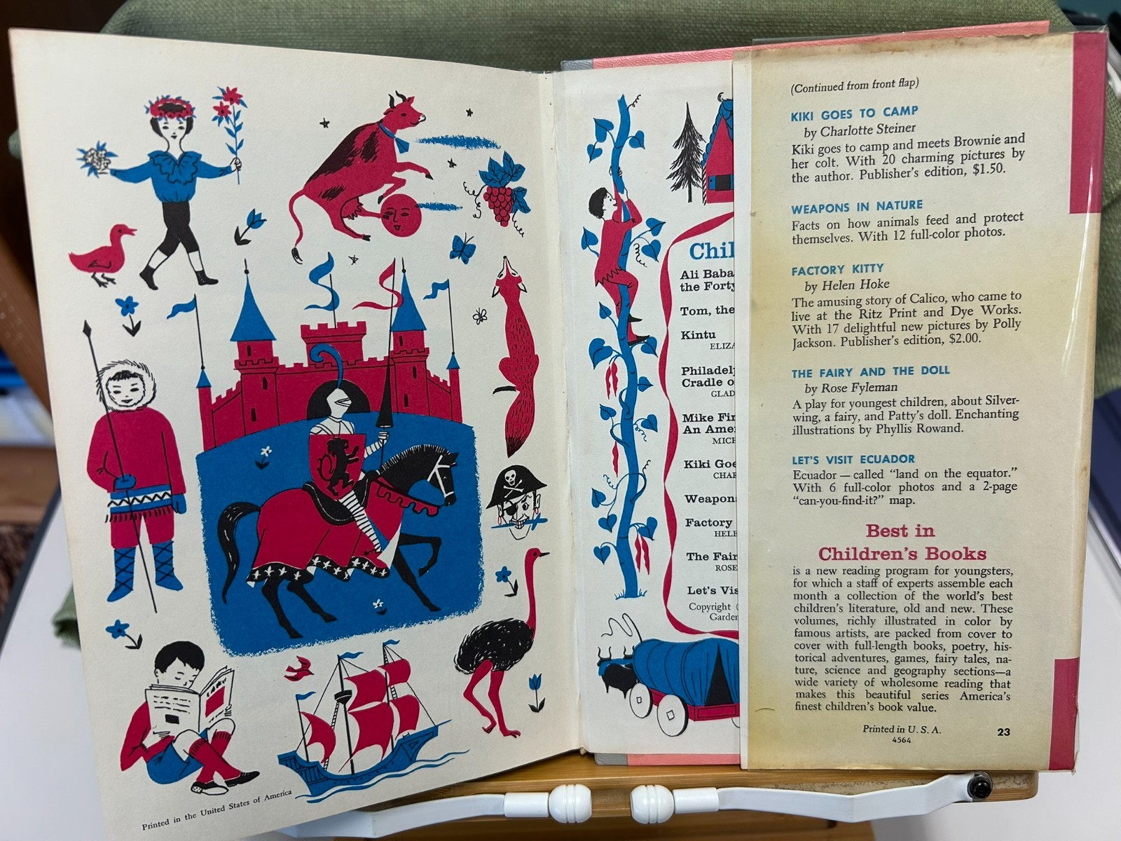 Best in Children’s Books, Nelson Doubleday Inc., 1959 HC/DJ