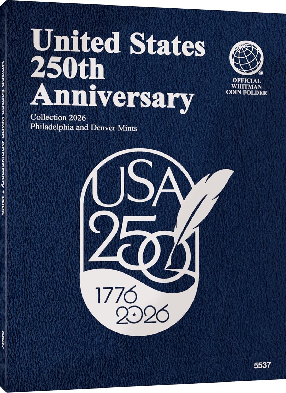 250th America Celebration P&d Whitman Blue Folder Hardcover