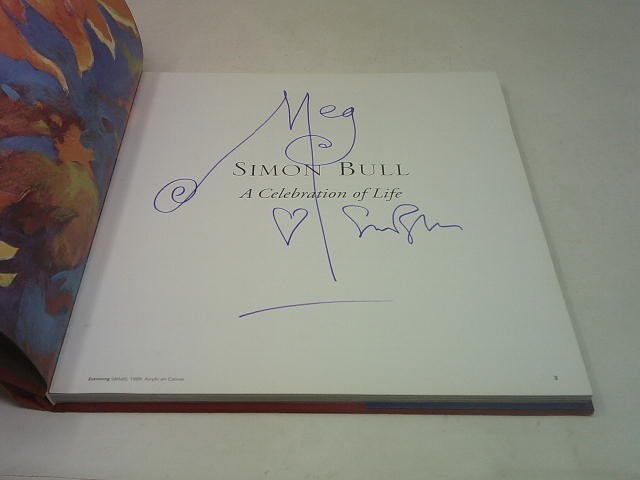 SIMON BULL – INSCRIBED 2001 1st ed. w/ Original Signed Artwork on Dust Jacket