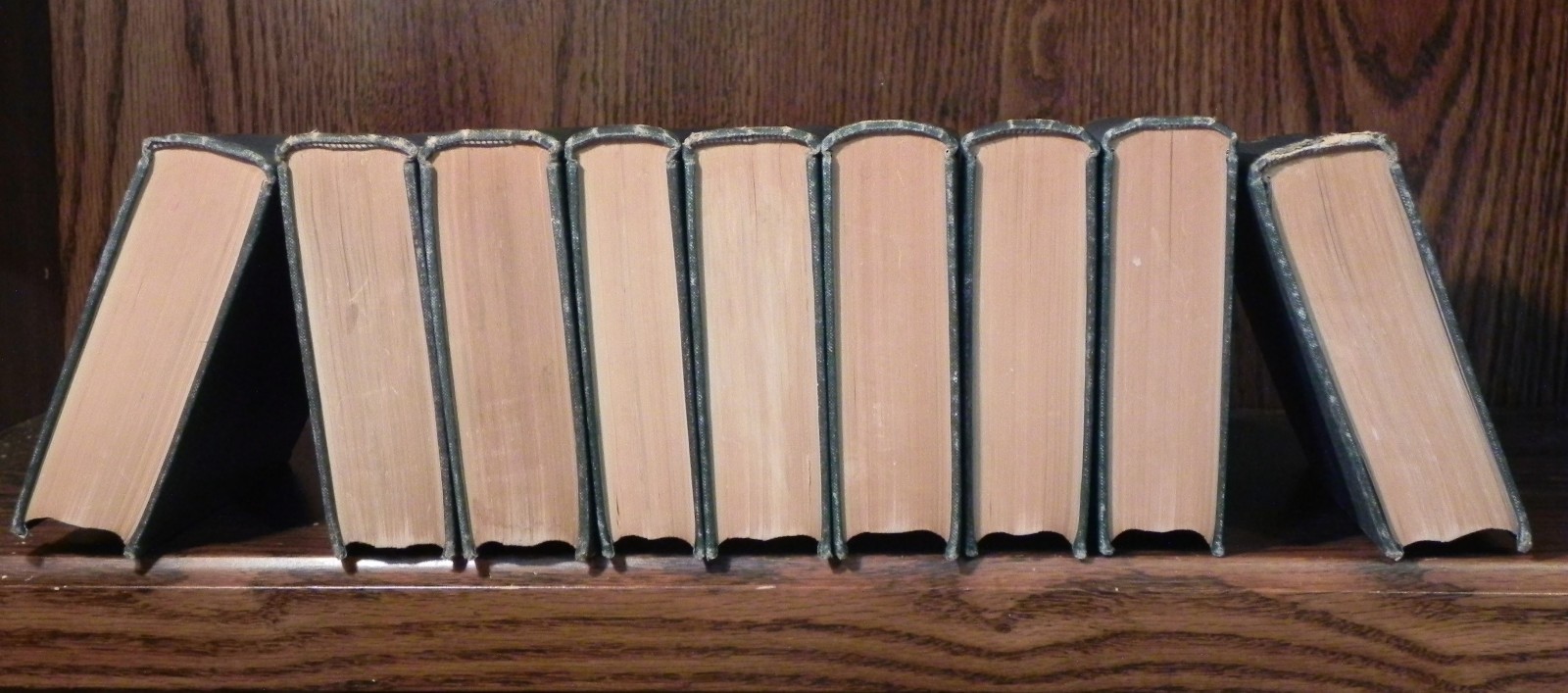 William Makepeace Thackeray – 9 Vols – The Mershon Co – Undated Vintage Book Set