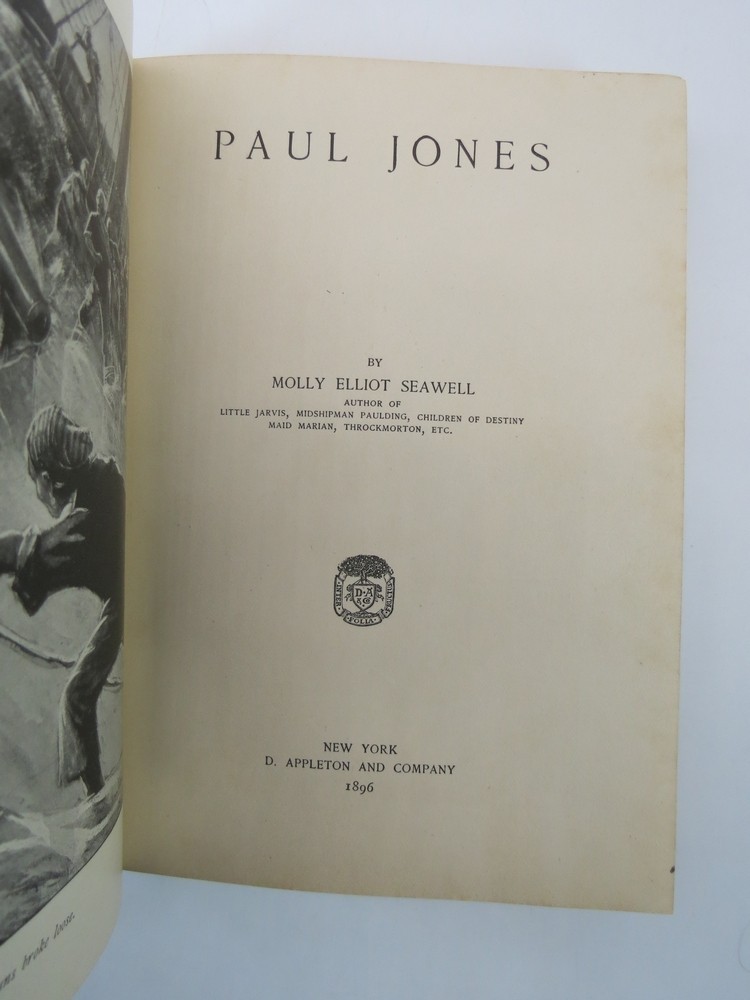 PAUL JONES (FINE DECORATIVE BINDING) by Molly Elliot Seawell 1896