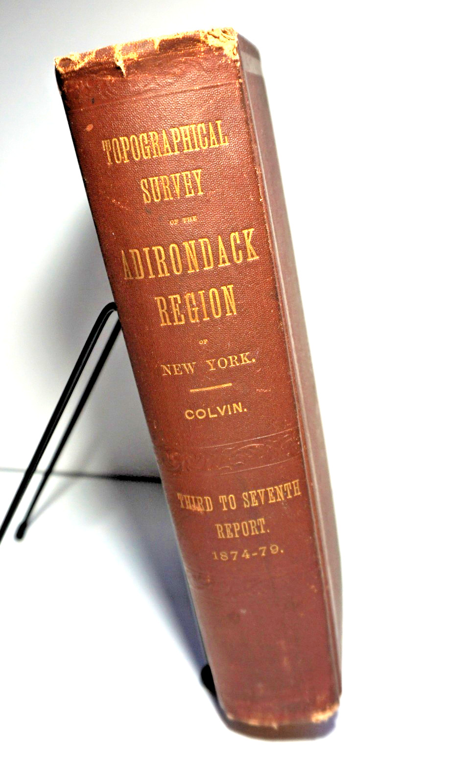 7th Annual Report (1874-1879) Adirondack Topographical Survey -Verplanck Colvin